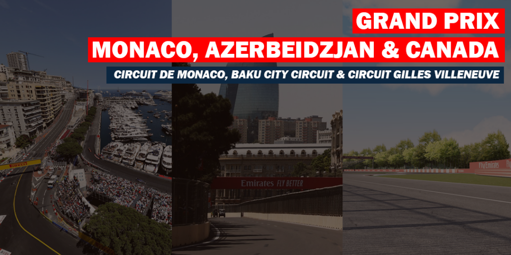 Circuits van de week: de Monaco, Baku City & Gilles Villeneuve