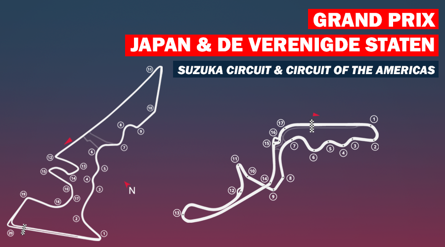 Circuits van de week: Suzuka & Circuit of the Americas