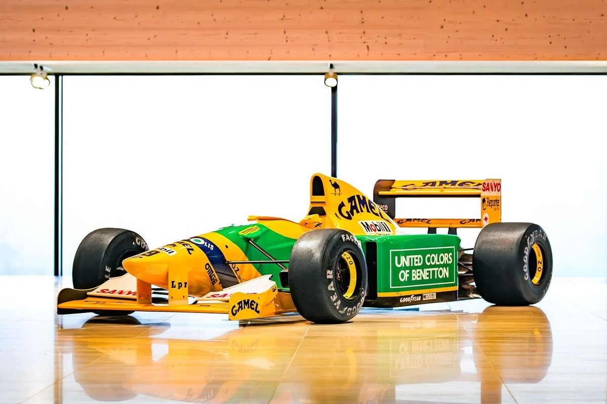 Benetton B192 van Schumachers eerste F1-zege onder de hamer