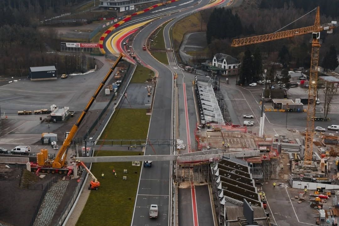 Spa-Francorchamps toont voortgang van bouw Uhoda Tower
