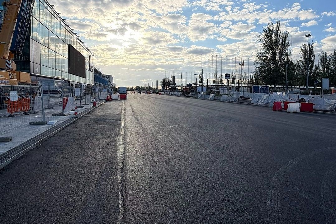 F1-circuit Madring nadert voltooiing: 90 procent geasfalteerd