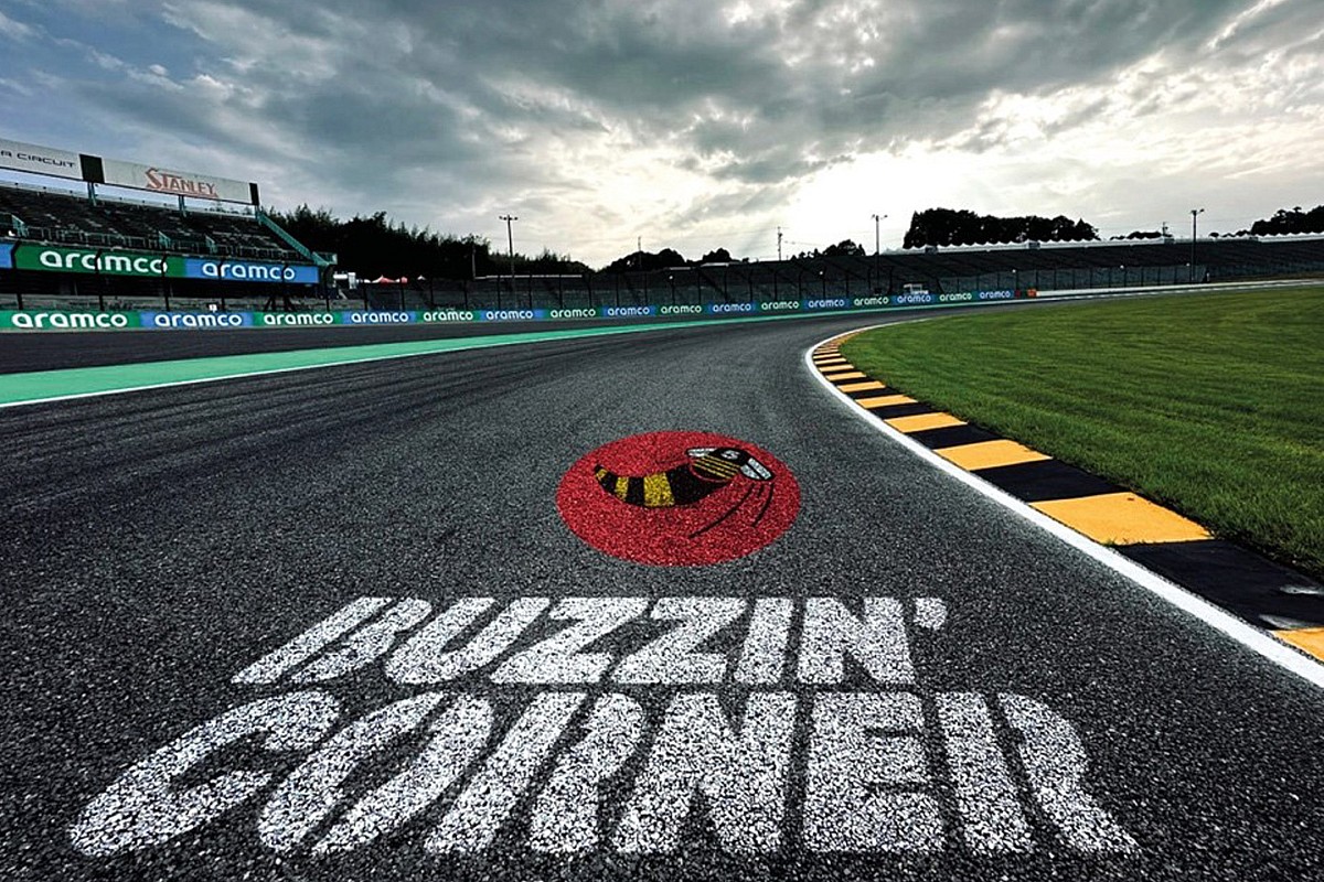 Vettel laat F1-kerbstones op Suzuka zwart en geel kleuren