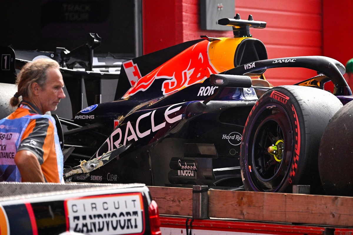 Wat veroorzaakte de crash van Max Verstappen in de Dutch GP?