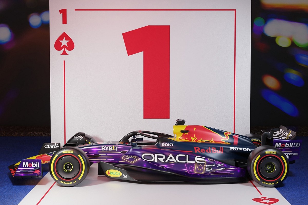 Red Bull laat fans op speciale kleurstelling RB19 voor F1 Las Vegas stemmen