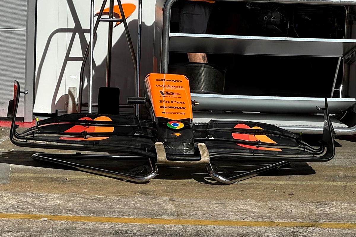 McLaren testte in F1 Imola nieuwe voorvleugel voor FIA-controles