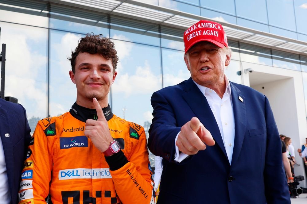 McLaren geeft uitleg over opmerkelijk bezoek Trump aan F1-garage in Miami