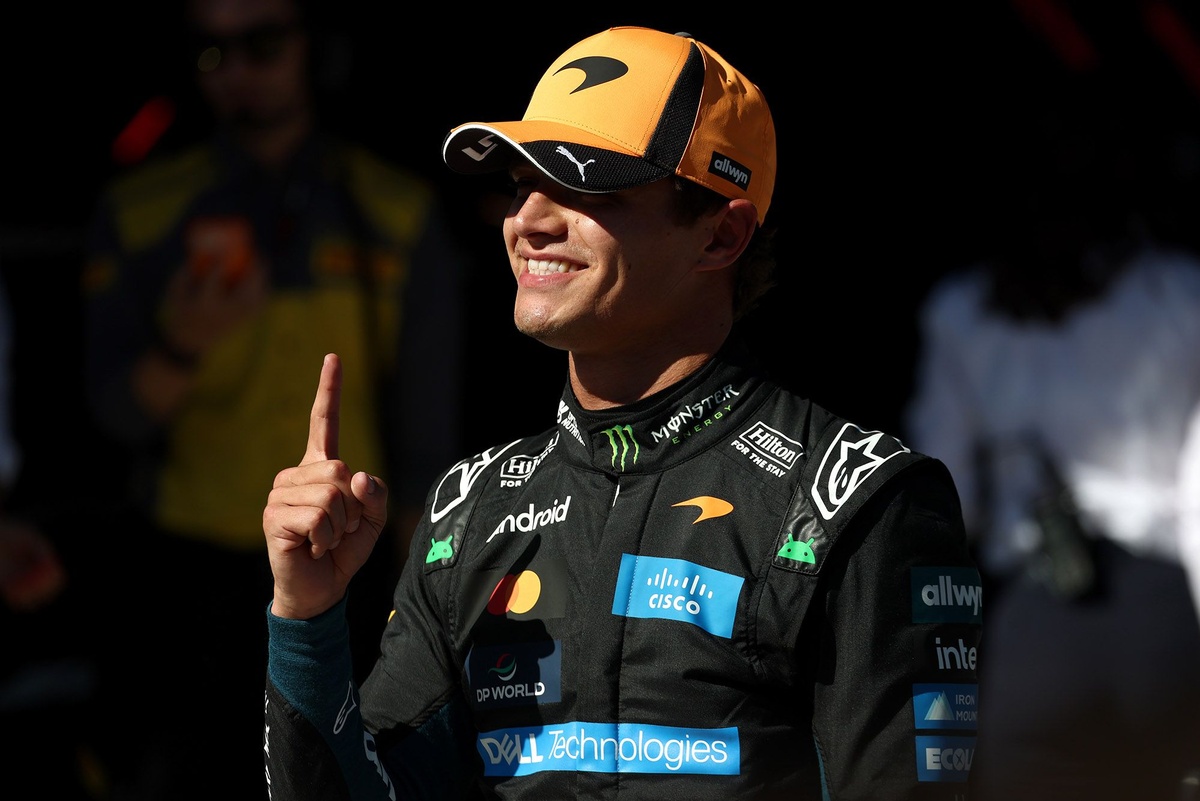 Lando Norris ‘verrast’ na veroveren pole voor F1 GP van Spanje op Kimi Antonelli