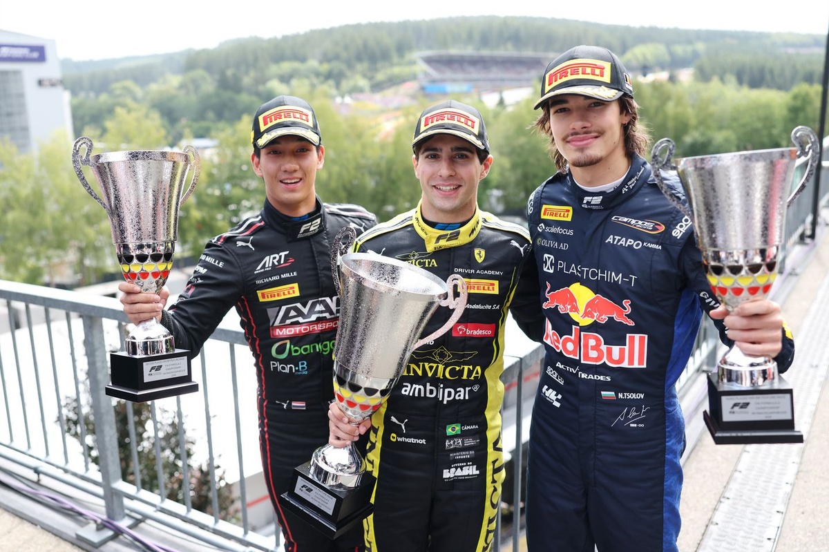 F2-titelstrijd krijgt vorm na sterk optreden F1-junioren op Spa