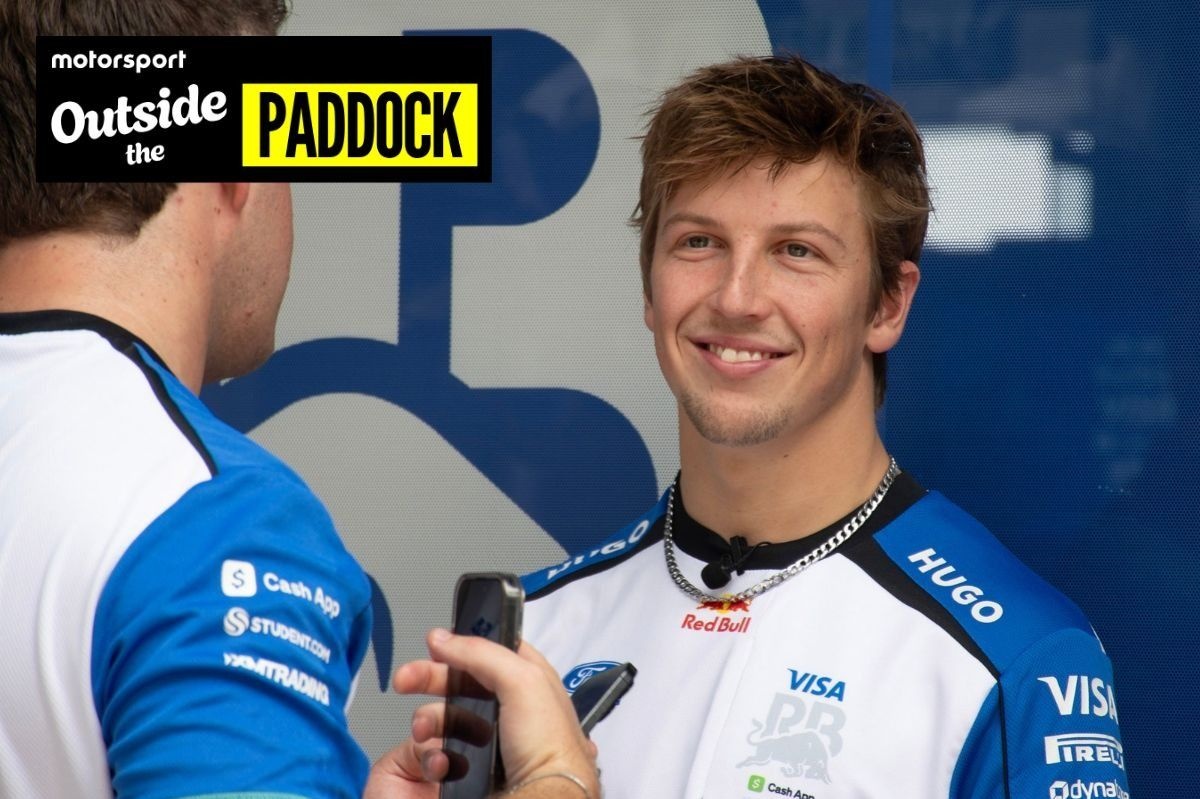 Liam Lawson geeft liveoptreden voorafgaand aan F1 Grand Prix van de Verenigde Staten in Austin