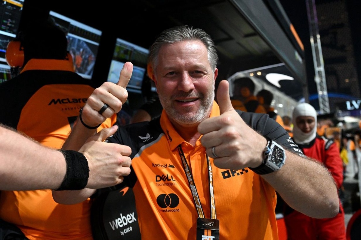 Brown steekt de draak met critici flexi-wings na zege F1 Spanje